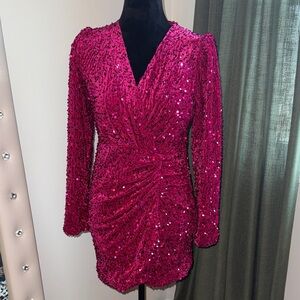 Hotty hot pink mini dress by love Riche